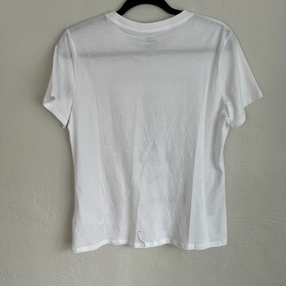 Puma Woman White Logo Print Fearless Tee, Size M - Picture 5 of 5